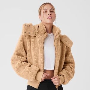 ALO Foxy Sherpa Jacket in Camel